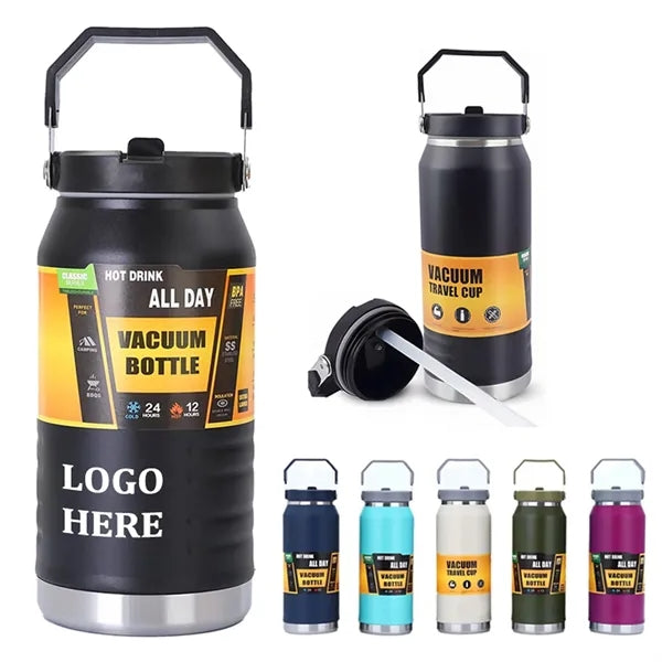 40 OZ Insulated Stainless Steel Water Bottle With Straw