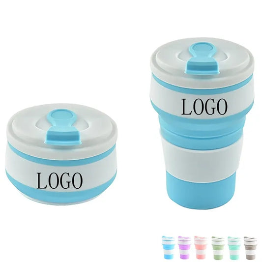 Collapsible 12 oz Silicone Travel Cup