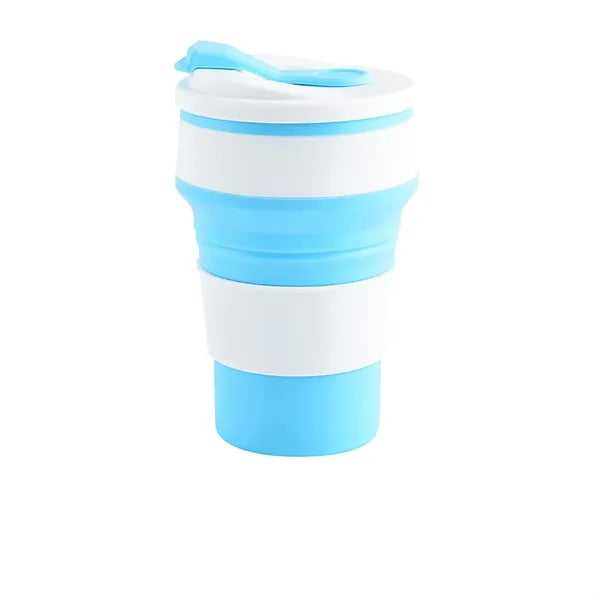 Collapsible 12 oz Silicone Travel Cup