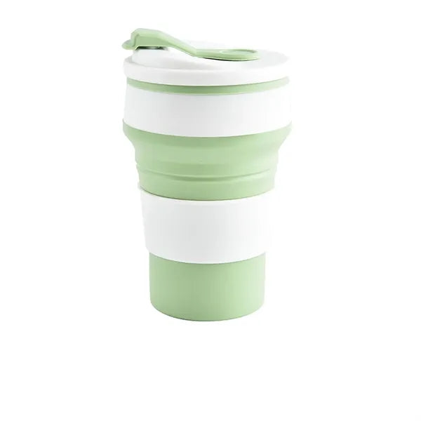Collapsible 12 oz Silicone Travel Cup