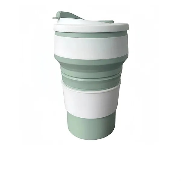 Collapsible 12 oz Silicone Travel Cup