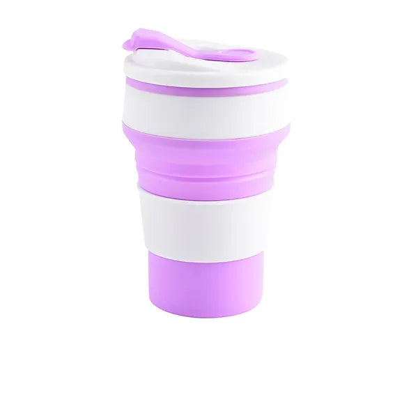 Collapsible 12 oz Silicone Travel Cup