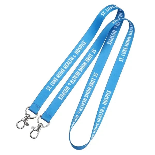 3/4" Double Ended Dye Sublimation Lanyard