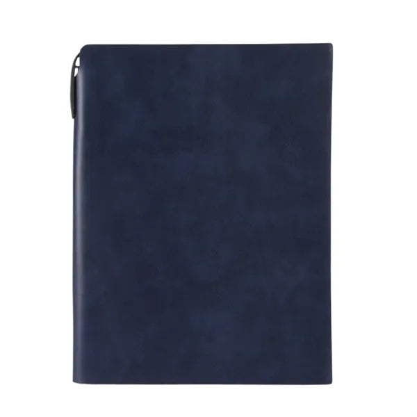 A5 Soft PU Cover Journal Notebook W/ Pen, Debossed Custom