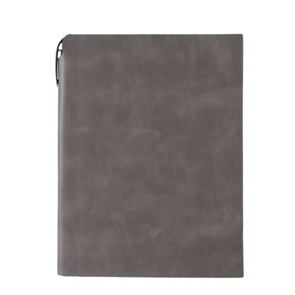 A5 Soft PU Cover Journal Notebook W/ Pen, Debossed Custom