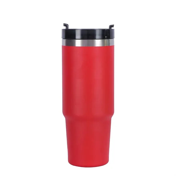 30 OZ Stainless Steel Water Bottle With Straw And Lid