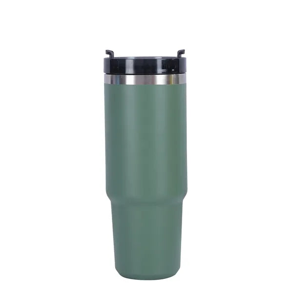 30 OZ Stainless Steel Water Bottle With Straw And Lid