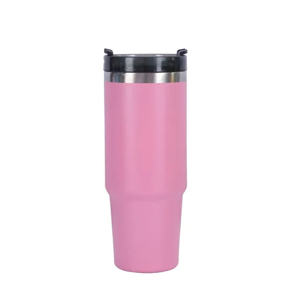 30 OZ Stainless Steel Water Bottle With Straw And Lid