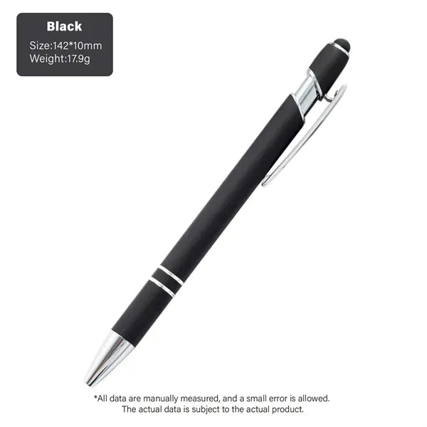 Softy Touch Screen Metal Ballpoint pen With Stylus