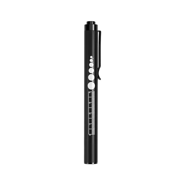 Rechargeable LED Pen Light with Pupil Gauge for Nurse