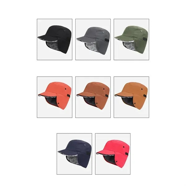 Men's Winter Hat with Warm Earflaps