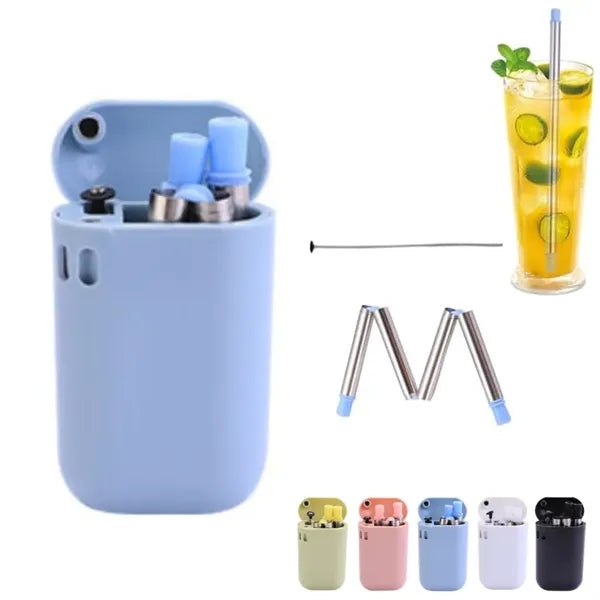 Collapsible Straw with Travel case