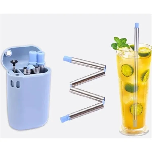 Collapsible Straw with Travel case
