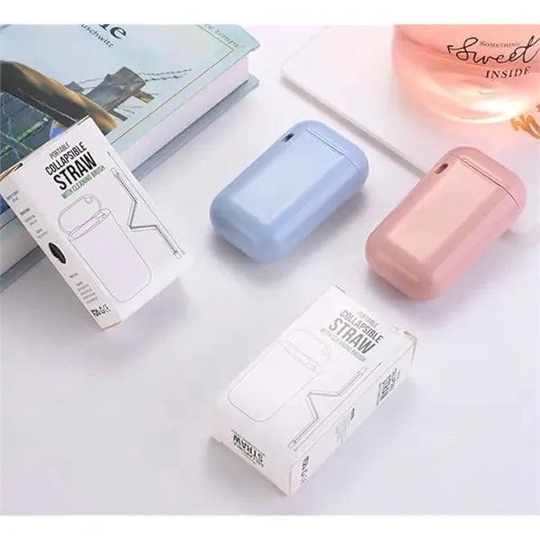 Collapsible Straw with Travel case
