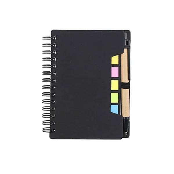 Mini Journal with Pen & Sticky Flags 4-3/5"x5-7/10"