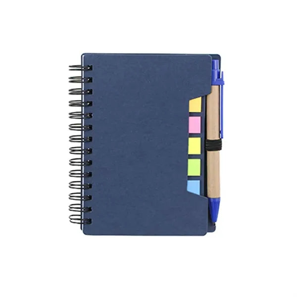 Mini Journal with Pen & Sticky Flags 4-3/5"x5-7/10"