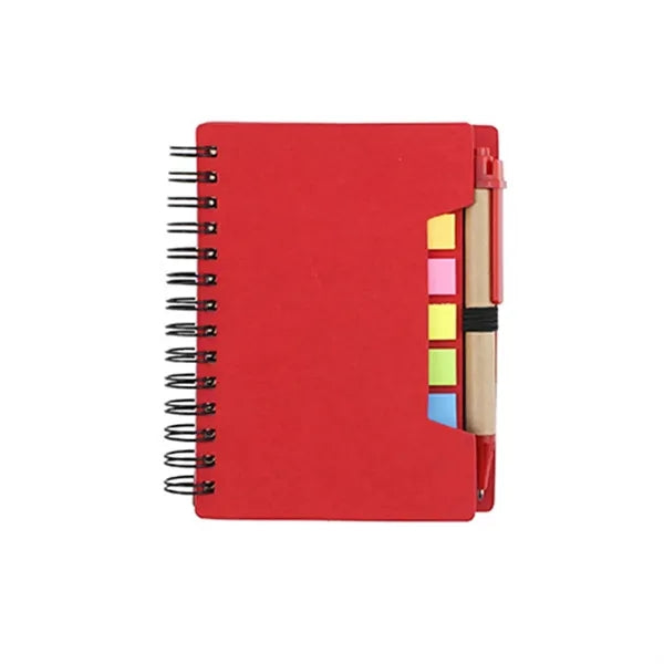 Mini Journal with Pen & Sticky Flags 4-3/5"x5-7/10"
