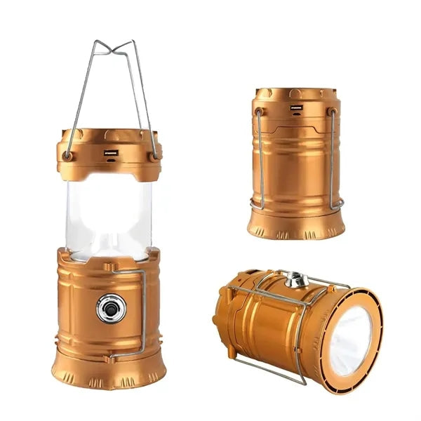 Solar and Rechargeable Lantern Flashlight