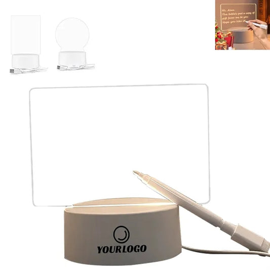 3D Acrylic USB Personalized DIY Message Board Night Light