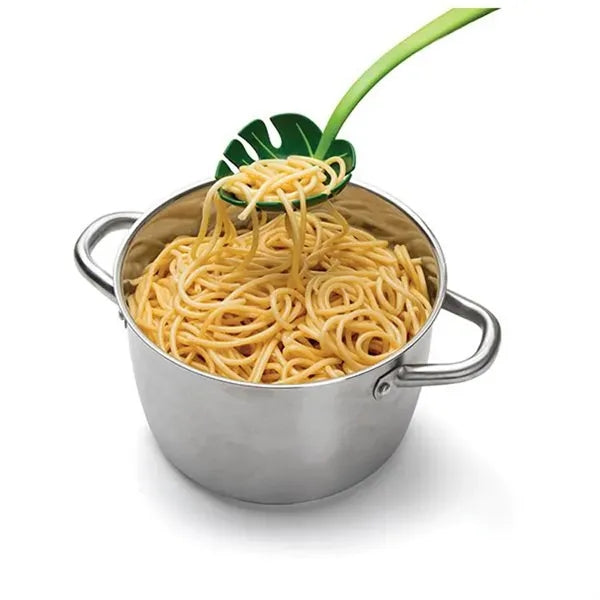 Green Leaf Oxo Pasta Spoon
