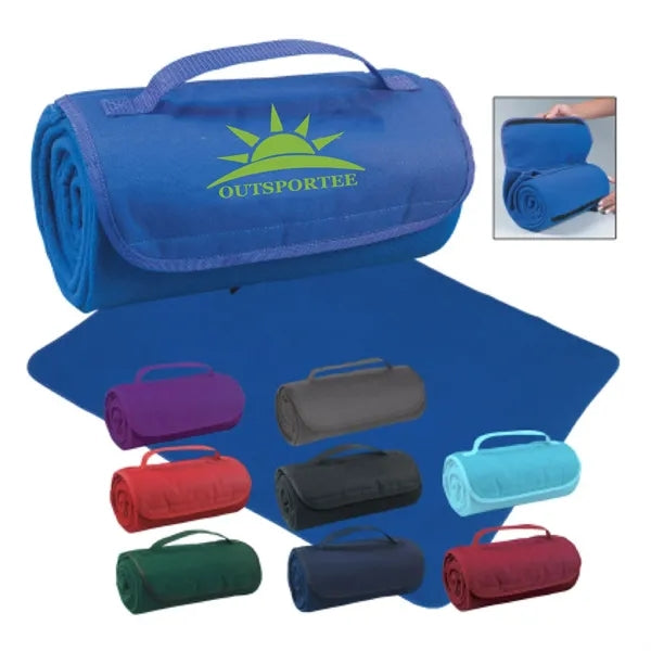 50'' x 60'' Travel Portable Roll-Up Blanket