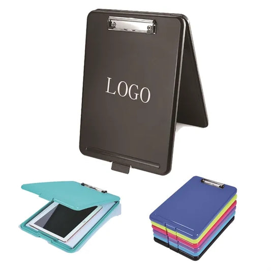 A4 Plastic Storage Clipboard File Box Case