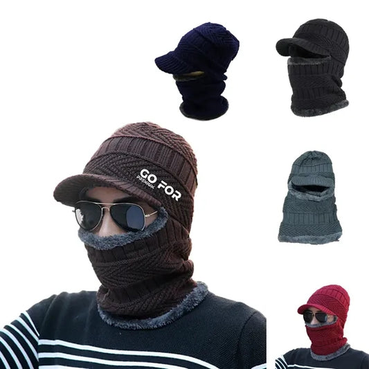 Winter Knitted Balaclava Beanie Warm Cycling Ski Hat