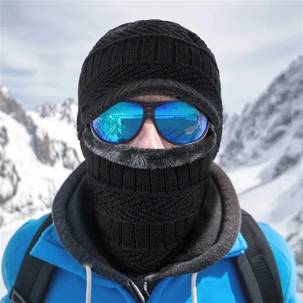 Winter Knitted Balaclava Beanie Warm Cycling Ski Hat