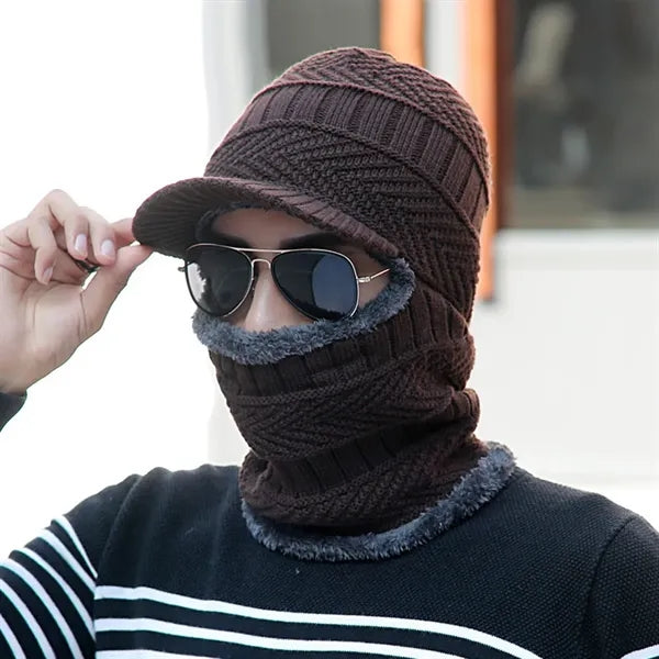 Winter Knitted Balaclava Beanie Warm Cycling Ski Hat