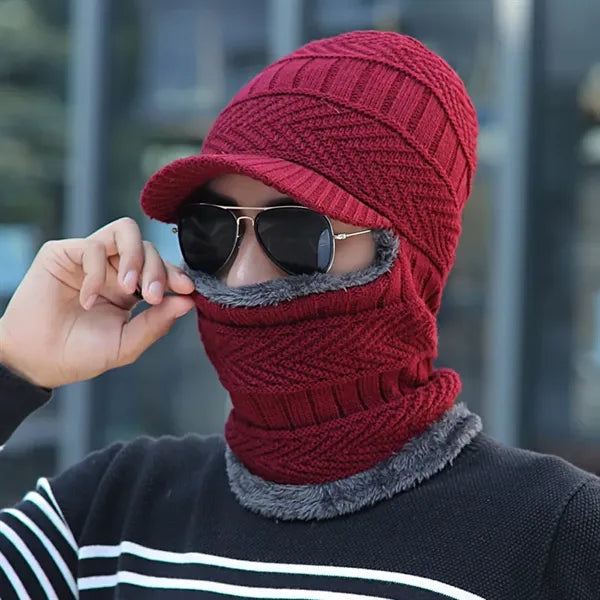 Winter Knitted Balaclava Beanie Warm Cycling Ski Hat
