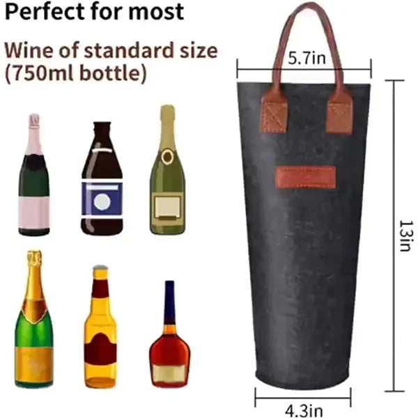 Holiday Wine Bags