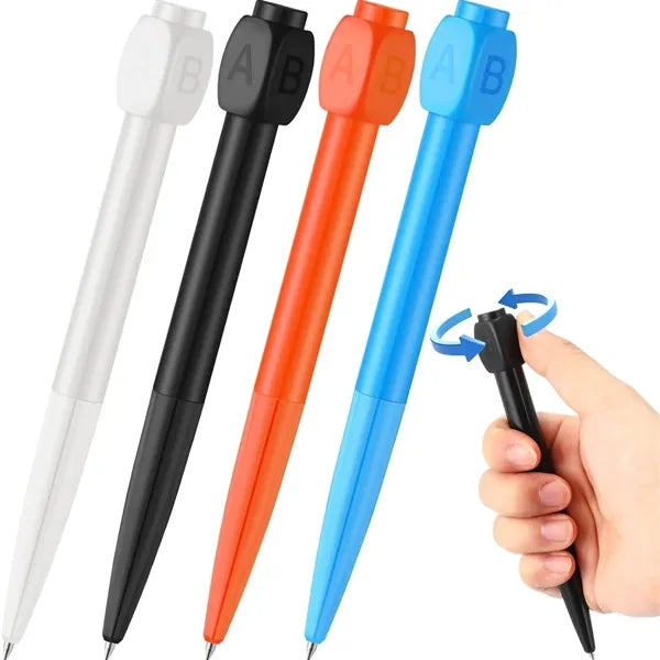 Black Gel Difficulty Spin Anxiety Pen