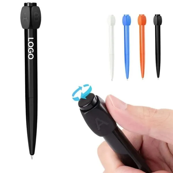 Black Gel Difficulty Spin Anxiety Pen
