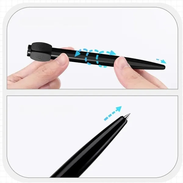 Black Gel Difficulty Spin Anxiety Pen