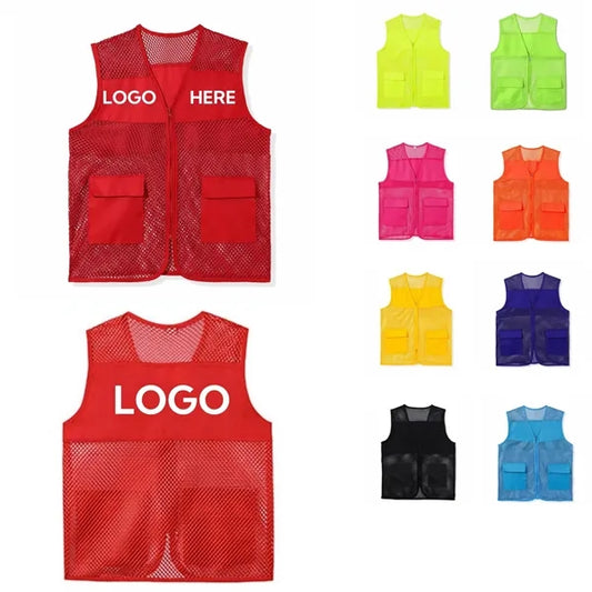 Supermarket Clerk Volunteer Advertising Vest Work Clothes