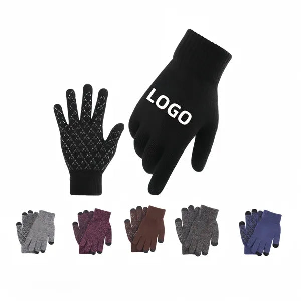 Warm Touch Screen Knitted Gloves