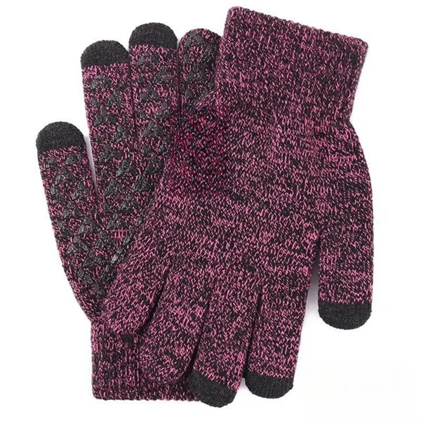 Warm Touch Screen Knitted Gloves