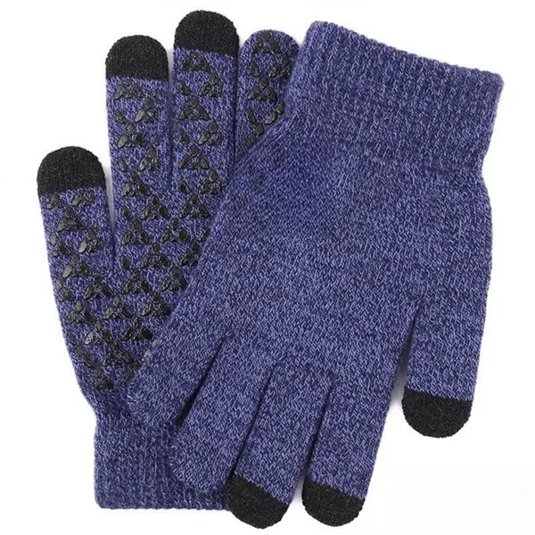 Warm Touch Screen Knitted Gloves