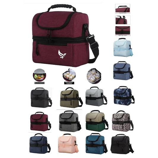 Insulated Lunch Bag with Embroidered Logo