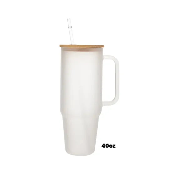 40oz Glass Car Water Bottle