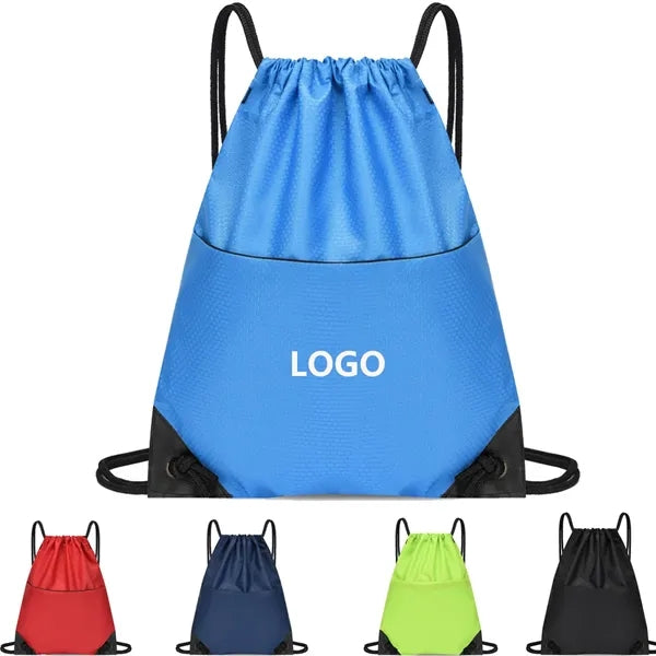 Drawstring Backpack Bag for Men Women Kids