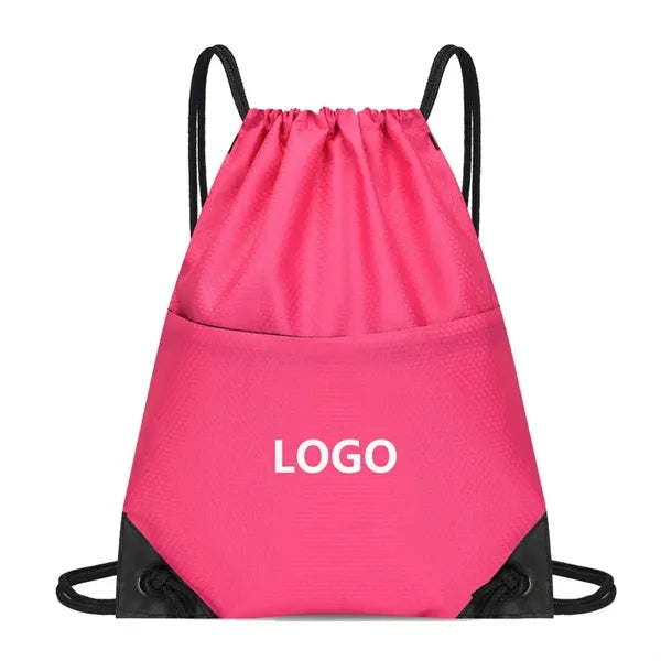 Drawstring Backpack Bag for Men Women Kids