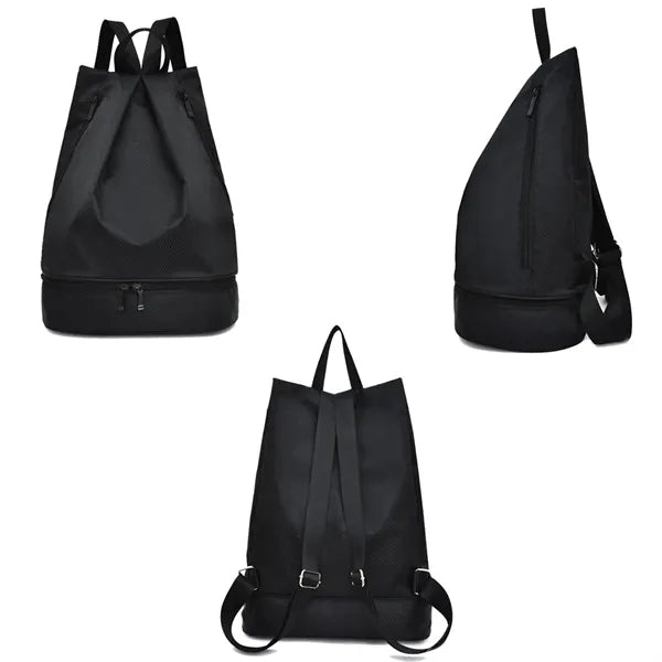 Dry-Wet Separation Drawstring Backpack