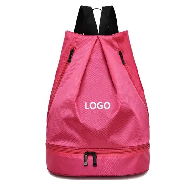Dry-Wet Separation Drawstring Backpack