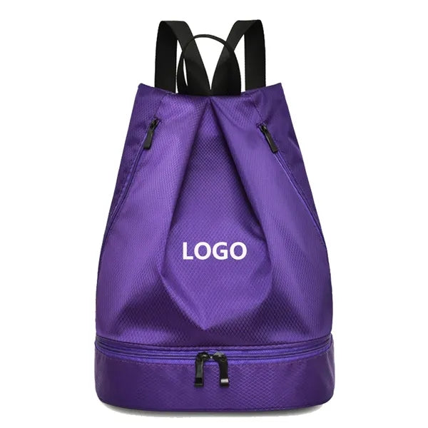 Dry-Wet Separation Drawstring Backpack