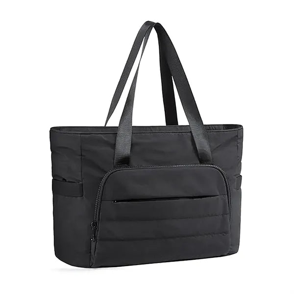 Quilted Lightweight Large Tote Bag with Yoga Mat Strap