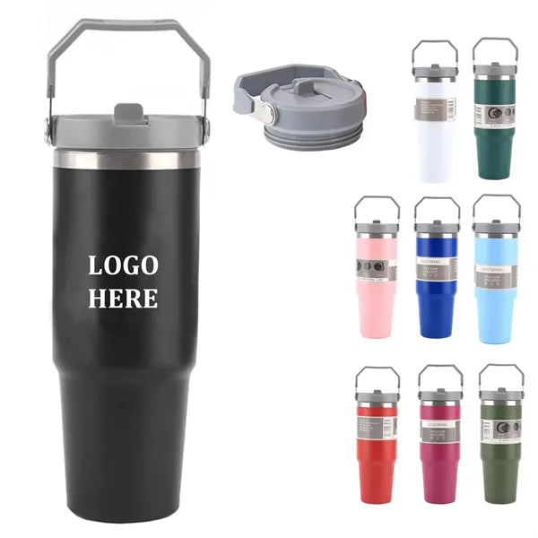 30 OZ Portable Stainless Steel Water Bottle