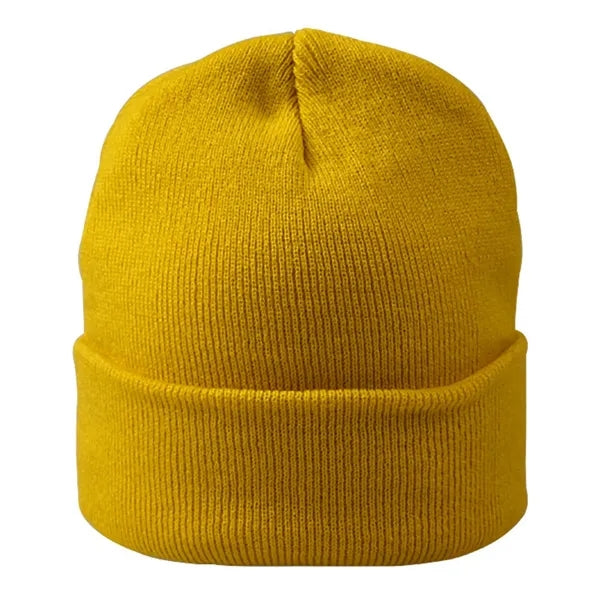 Cuffed Acrylic Winter Beanie