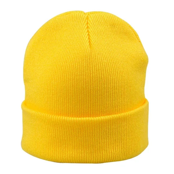 Cuffed Acrylic Winter Beanie