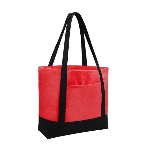 10oz. Two-Tone Canvas Boat Tote